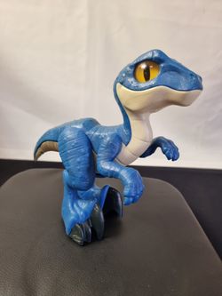 Jurassic World Dinosaur Toy Figure Raptor Blue 9" Kids Toy