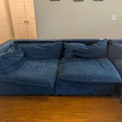 Velvet Sectional Sofa