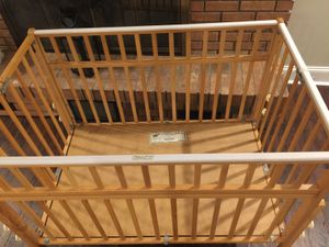 Nu Line Vintage Wooden Portable Playpen Crib For Sale In Concord