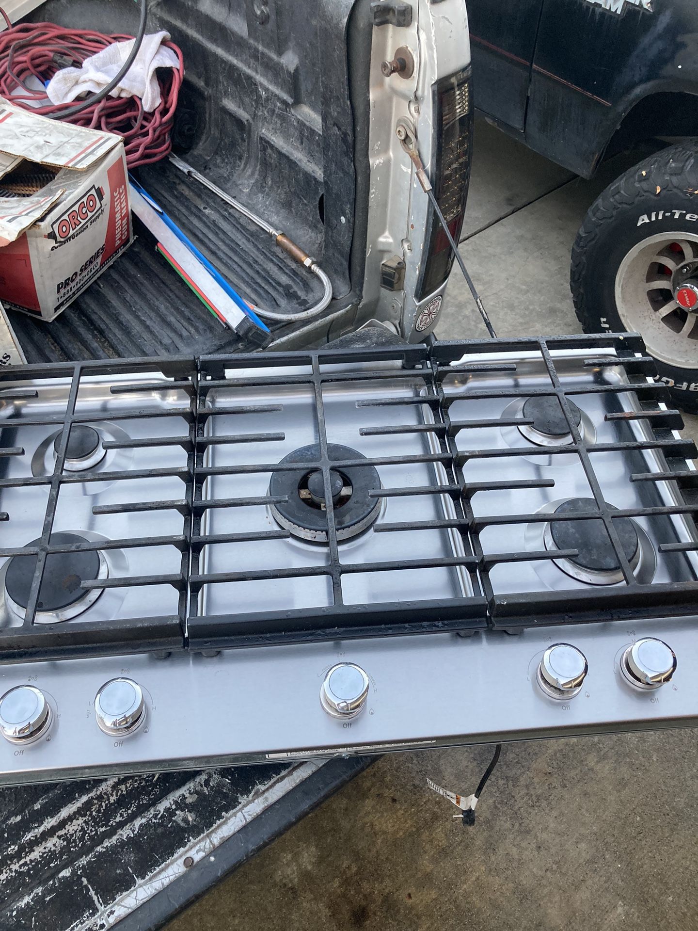 KitchenAid stove top 36 inch