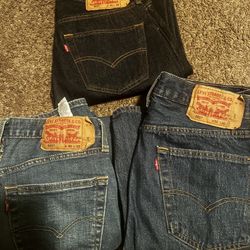 Five pairs of Jeans 