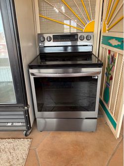 LG electric stove