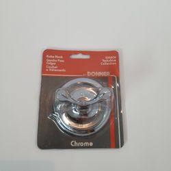 DONNER Robe Hook 5303CH Yorkshire Collection in Chrome, New in box ..
Easy installation instructions inside!!

Same Day Shipping, Don't forget to chec