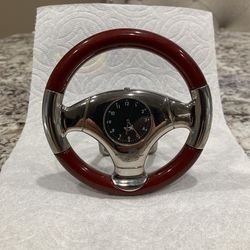 Steering Wheel Desk Clock