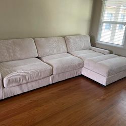 New Off White Modular Sectional Couch! Includes Free Delivery 🚚! 
