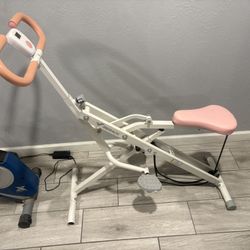 Pink Squat Machine