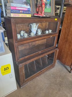 Vintage barrister bookcase,  $65
