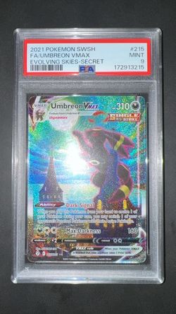 PSA 9 Umbreon VMAX Full Art Secret Rare 215/203