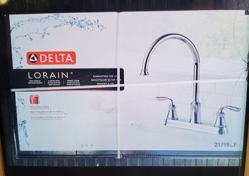 Delta Lorain Kitchen Faucet Two Handle 21715LF Chrome