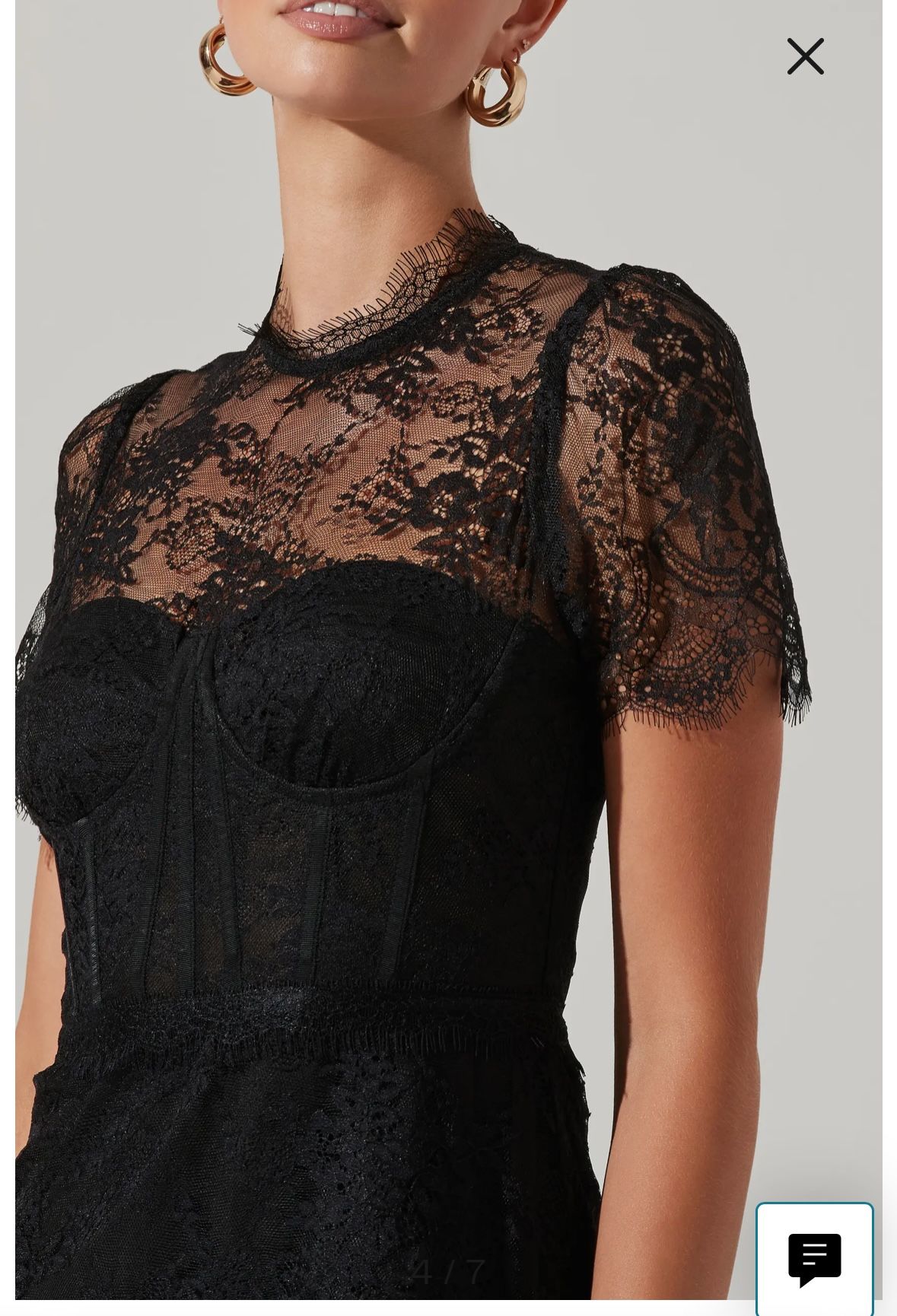 Black lace Dress Wednesday