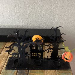 Halloween decoration candleholder