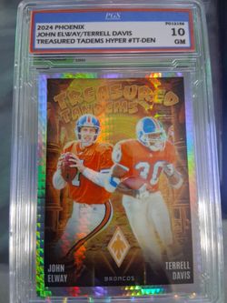 2024 panini John elway/ Terrell Davis tandem hyper graded 10