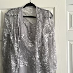 Silver dress size 12/large