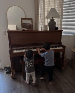 Wurlitzer Upright Piano with Bench