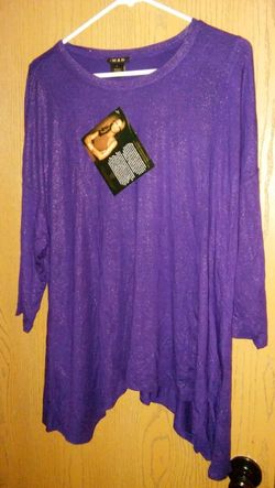 Iman top..ladies sz large nwt