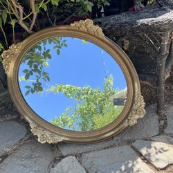 Large Vintage Gold Mirror