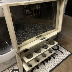 Wine Rack & Serving Station 