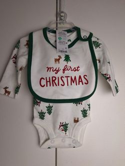 My First Christmas CARTERS Brand 2 Piece Set Only $5