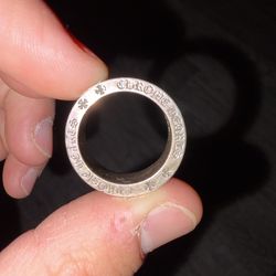 Chrome Hearts Cross Spacer Ring 925 Sterling Silver