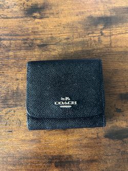 Black coach wallet
