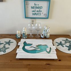 Mermaid lovers * kitchen, wall, garage decor 