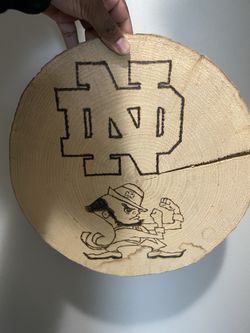 Notre Dame wood art