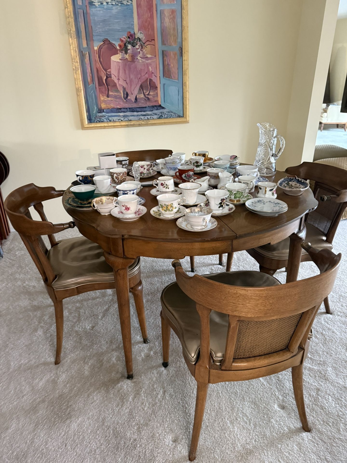 Dining Table, Buffet, Chairs