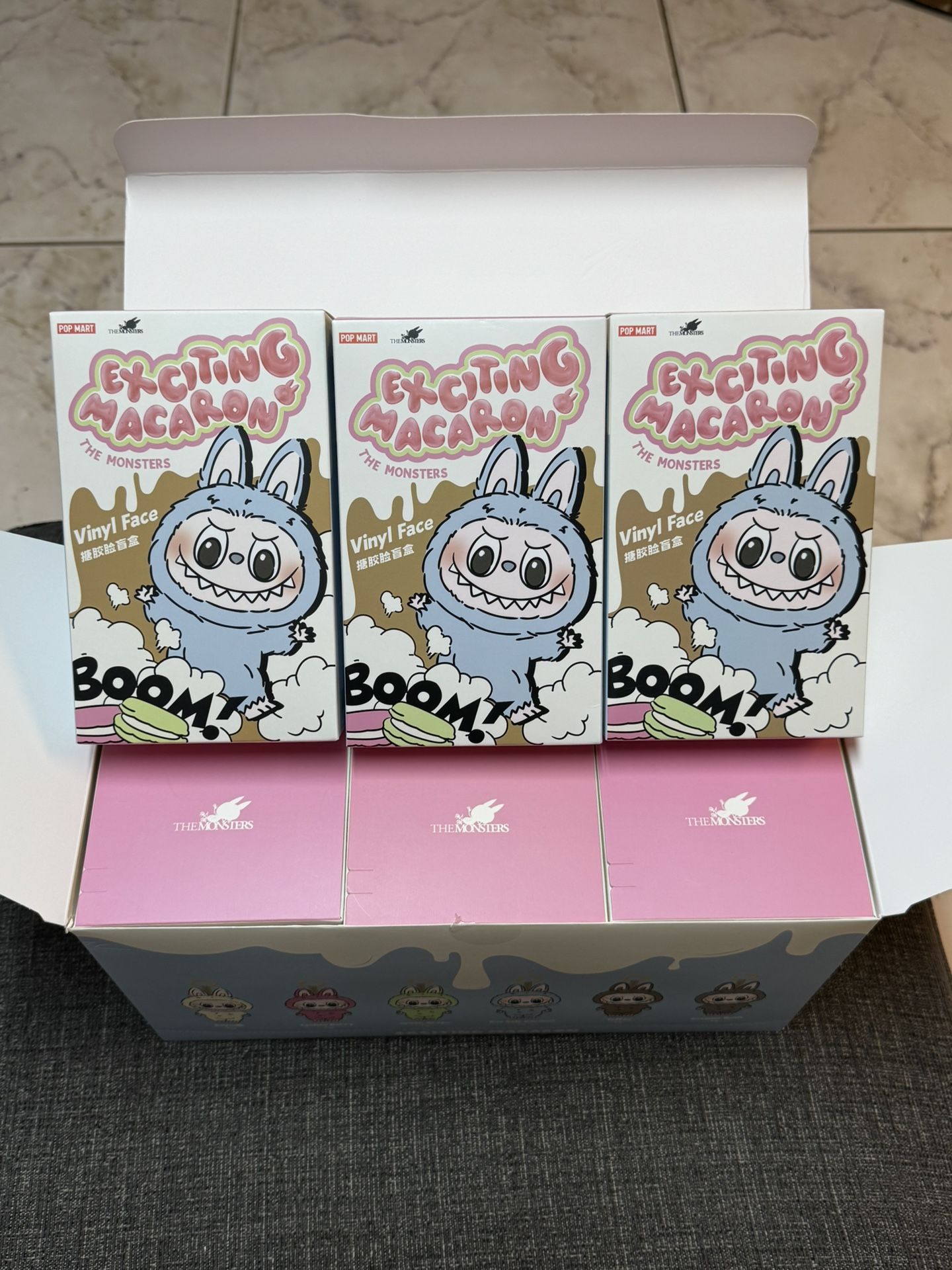 Pop Mart Labubu The Monsters Exciting Macaron Vinyl Plush
