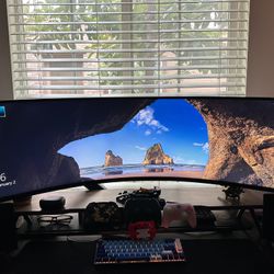 Samsung Odyssey G9 49” Curved Gaming Monitor – 240Hz, 5120×1440