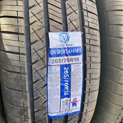265/70/18 Set De Llantas Nuevas 