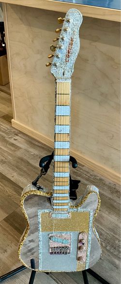 Tele-Style Electric Guitar - Multi-Sparkle Design