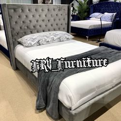 New Queen Bed Frame With Mattress 