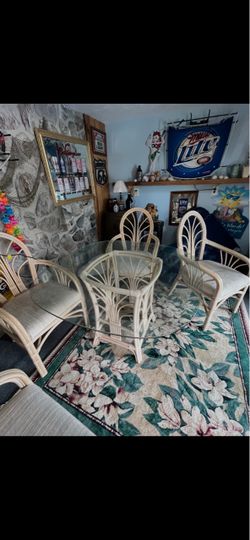 patio table and chairs