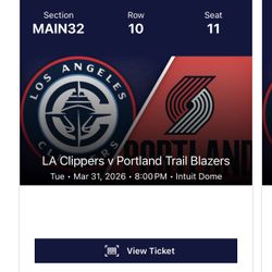 Clippers V Trail Blazers