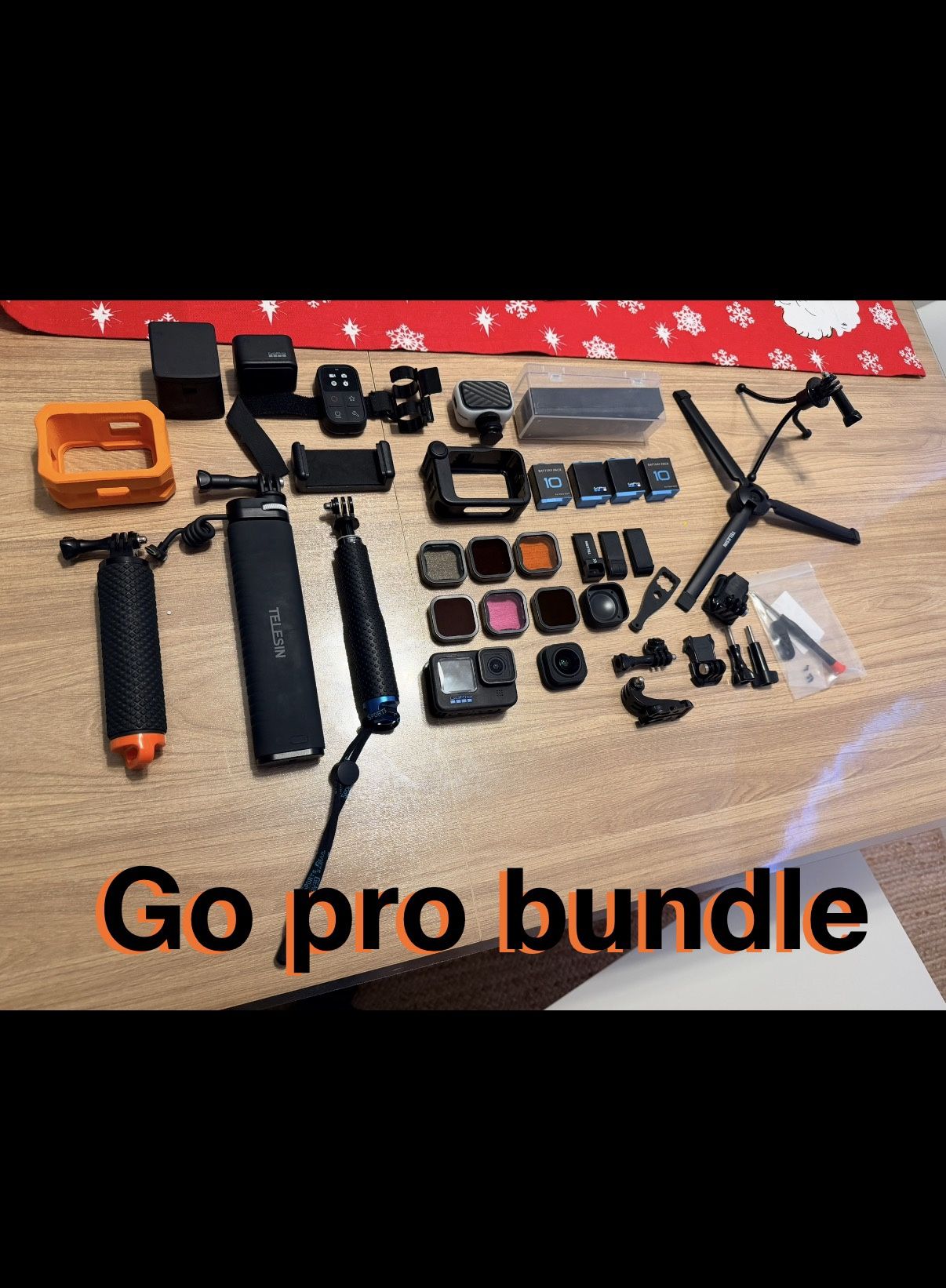 Go Pro 10 Black Huge Bundle