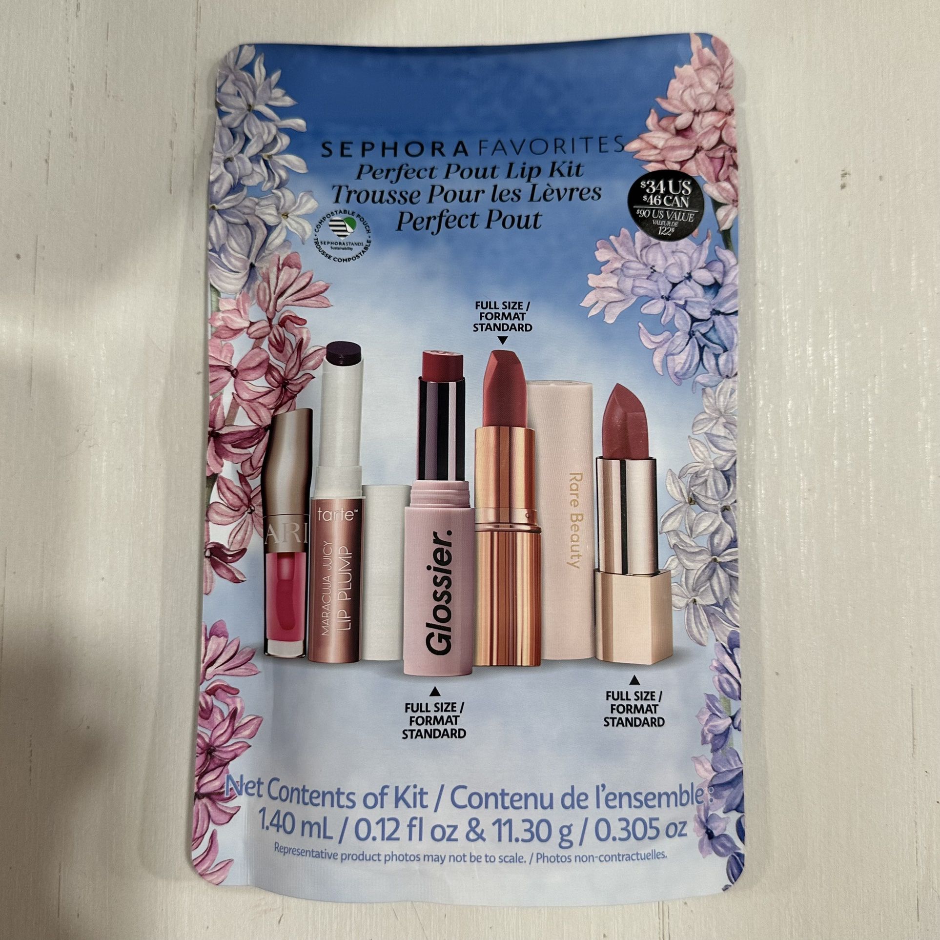 Sephora Favorites Perfect Pout Lip Kit 5 pc Set Limited Edition 