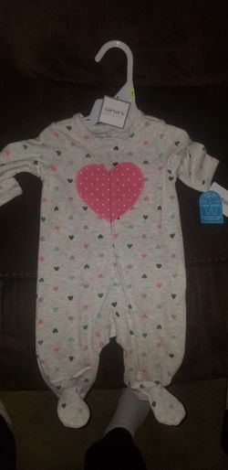 Carter New born, 3,6 and 9mth onesies