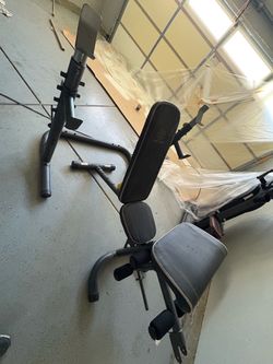 Bench and squat rack