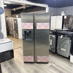 😍SAMSUNG STAINLESS STEEL REFRIGERATOR WITH ICE MAKER AND WATER DISPENSER😍