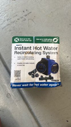 Watts Instant Hot Water Recirculating System