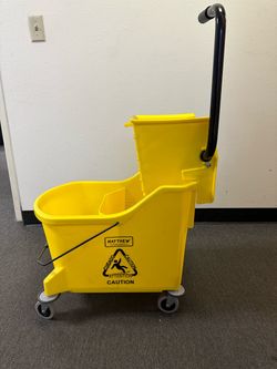 45 Quarts Commercial Heavy Duty Mop Bucket Open box – Janitorial Use