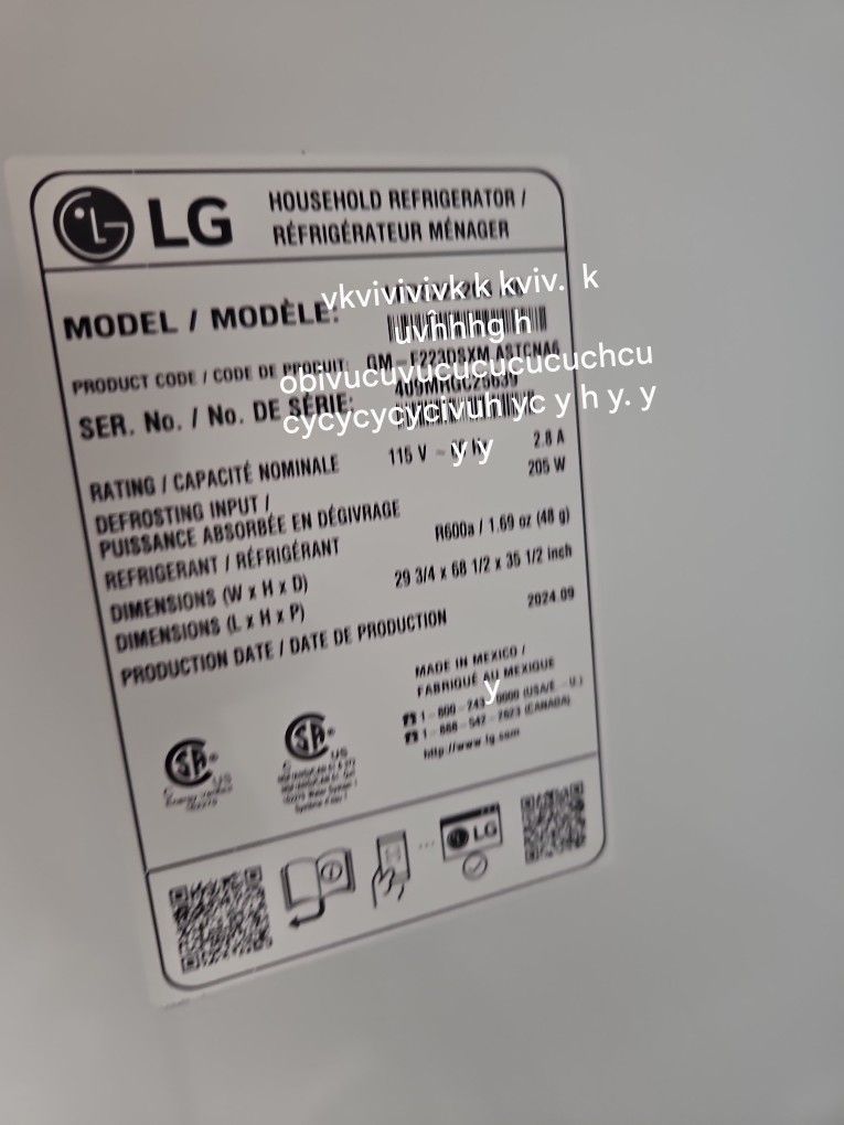 LG REFRIGERATOR