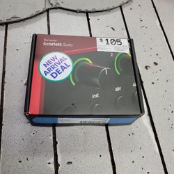Focusrite ScarlettSolo Interface For Guitar And Microphone
