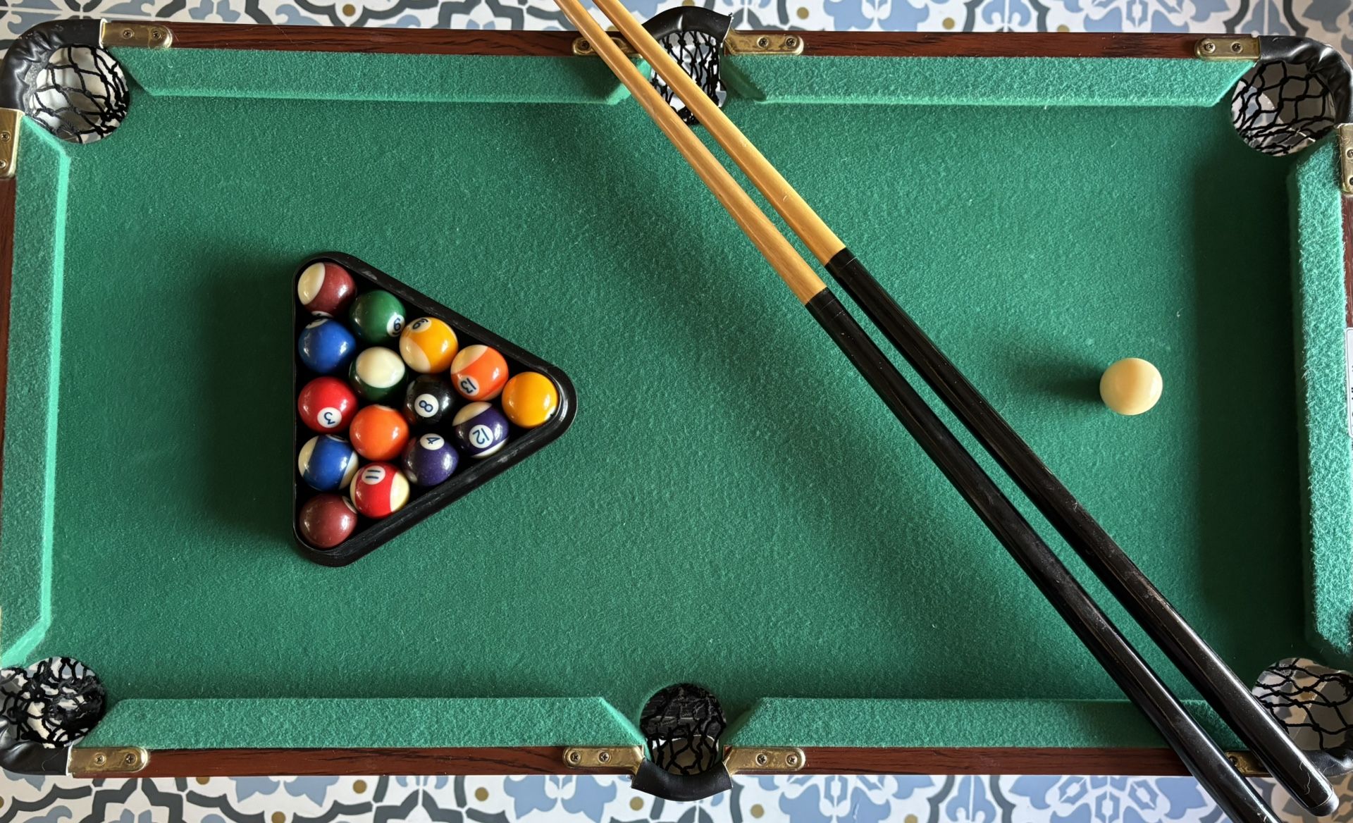 Vintage Mini Pool Table