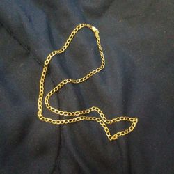 14k Gold Cuban Link Chain  Made In Italy 20"