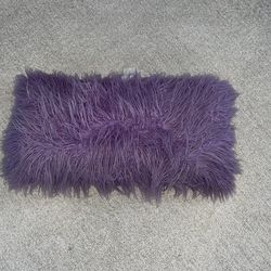 Purple Fluffy Pillow 