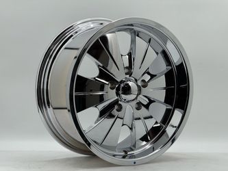 18" MKW Wheels STYLE MK-6 18X8 Chrome 5 LUG 5X135 et +18 set of 4
