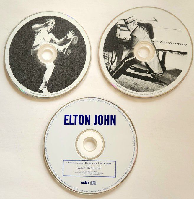 3 Elton John CD's