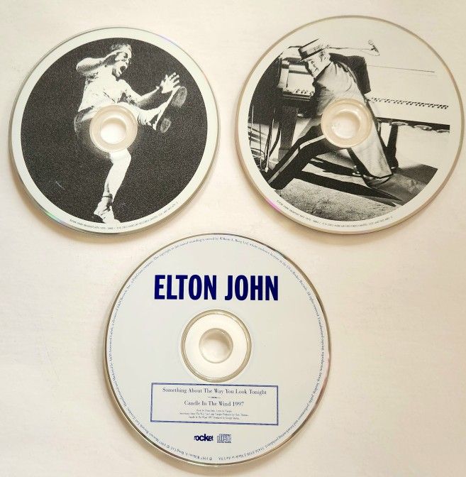 3 Elton John CD's For $2.00
