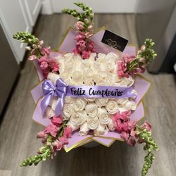 50 Roses Flower Arrangement